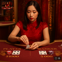 Sportuna - Live Baccarat Table - Interactive Chat and HD Video