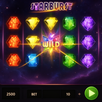 Sportuna - Starburst Slot Game - Wild Symbols and Free Spins