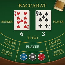 Sportuna - Baccarat Table Game - Fast and Simple with 9:1 Payouts