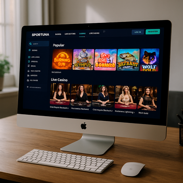 Sportuna - Desktop platforma dizains